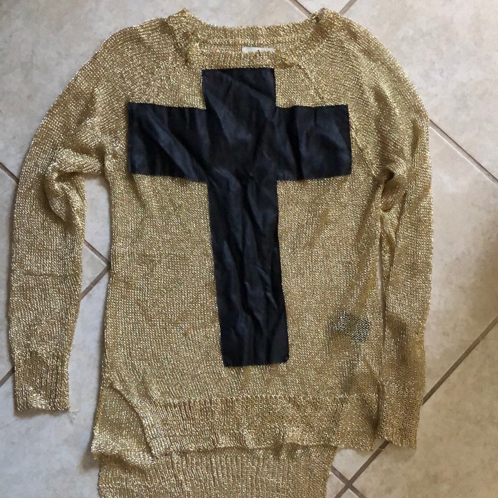 UNIF XS Gold Sweater